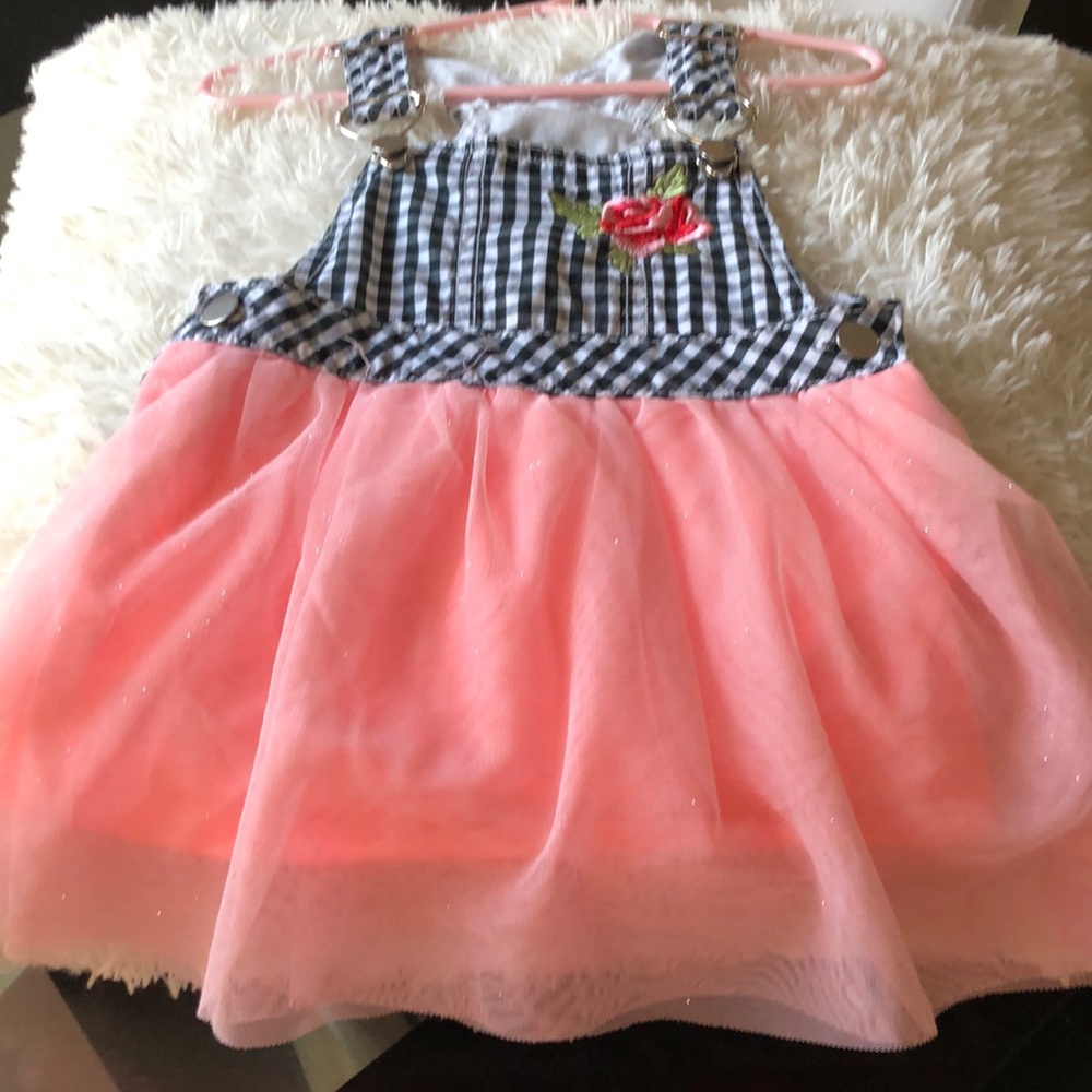 Baby girl dress really with silver sparkling